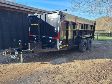 7′ x 14′ x 4′ (15 Yard) Dump Trailer 14K w/Ramps and Tarp