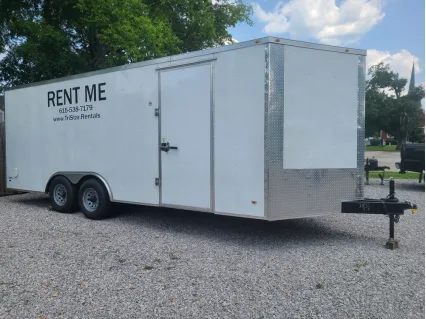8.5′ x 20′ x 6.5′ Enclosed Trailer w/Ramp Door