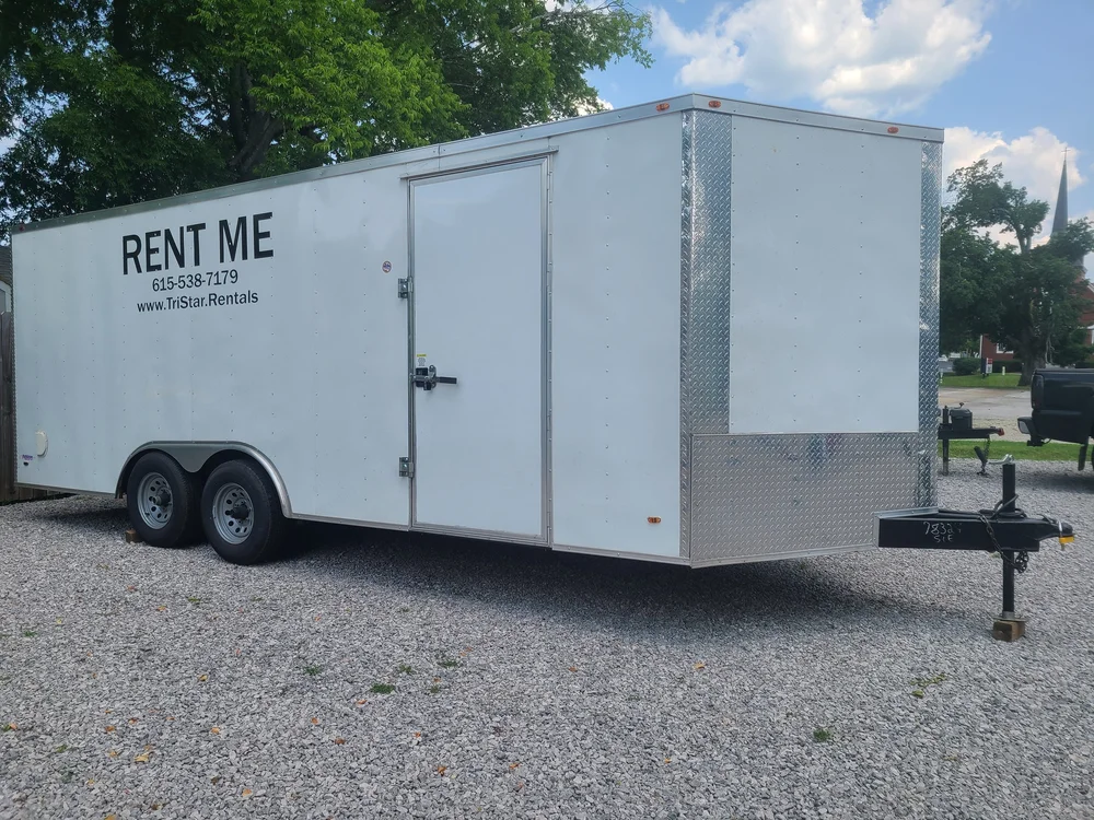 8.5′ x 20′ x 6.5′ Enclosed Trailer w/Ramp Door 8.5′ x 20′ x 6.5′ Enclosed Trailer w/Ramp Door